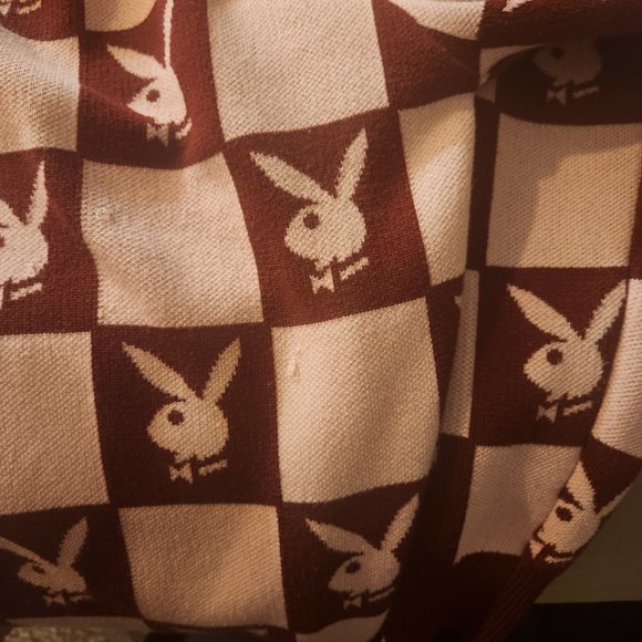 Playboy x Missguided Checker Sweater Dress - Picture 3 of 7